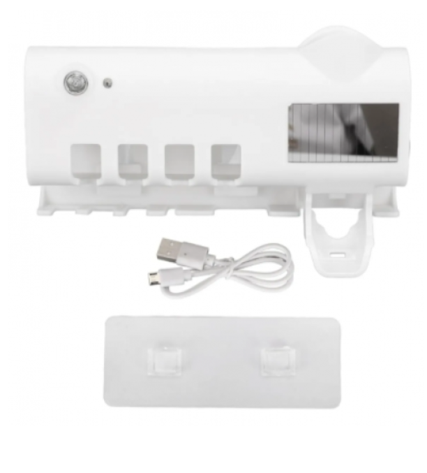 Esterilizador de cepilllos de dientes y dispensador automatico de pasta dental