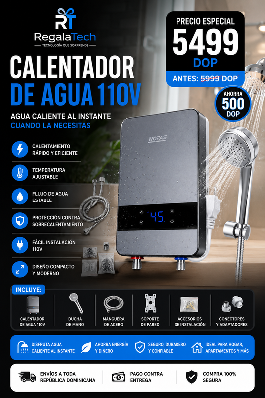 Calentador de Agua 110V