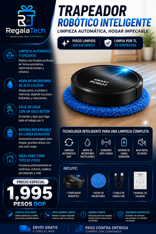 Trapeador Inteligente Robot
