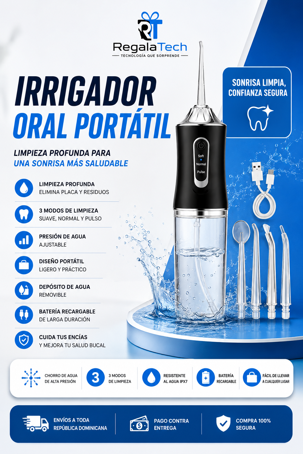 Irrigador Oral Portátil
