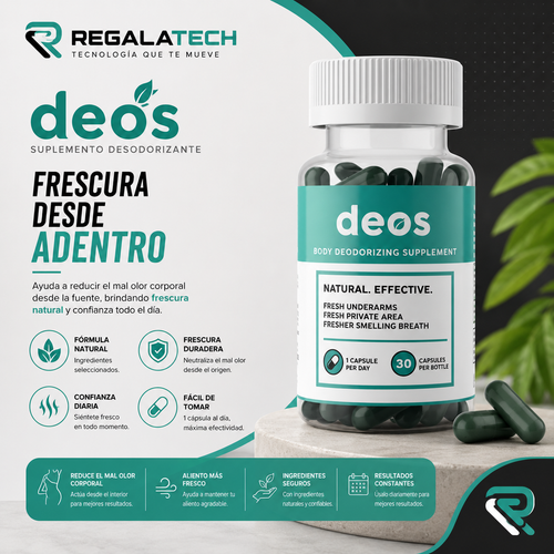 DEOS - Suplemento Desodorizante Corporal